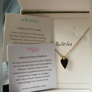 Stella & Dot Delicate Heart Pendant